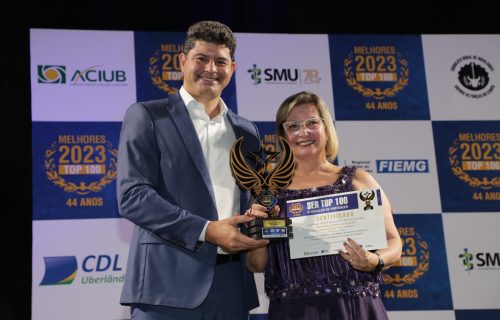 Ana Paula é reconhecida como liderança rural no Prêmio Top 100 de Uberlândia