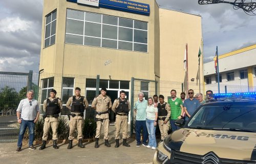 Deputada Ana Paula Leão entrega viatura para reforçar combate à violência contra a mulher em Uberlândia