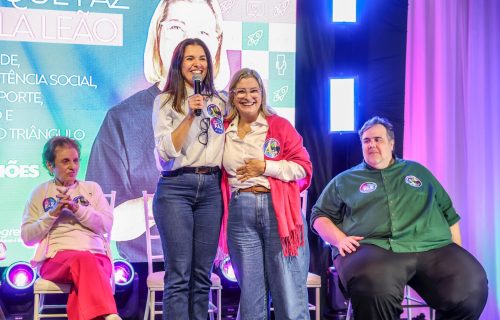 Deputada federal Ana Paula Leão e Alice Drummond lançam pré-candidaturas em evento que reúne lideranças de todo o Pontal Mineiro